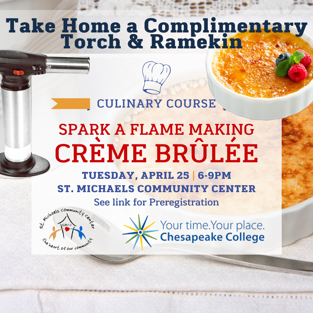 Spark a Flame Making Crème Brulee Picture